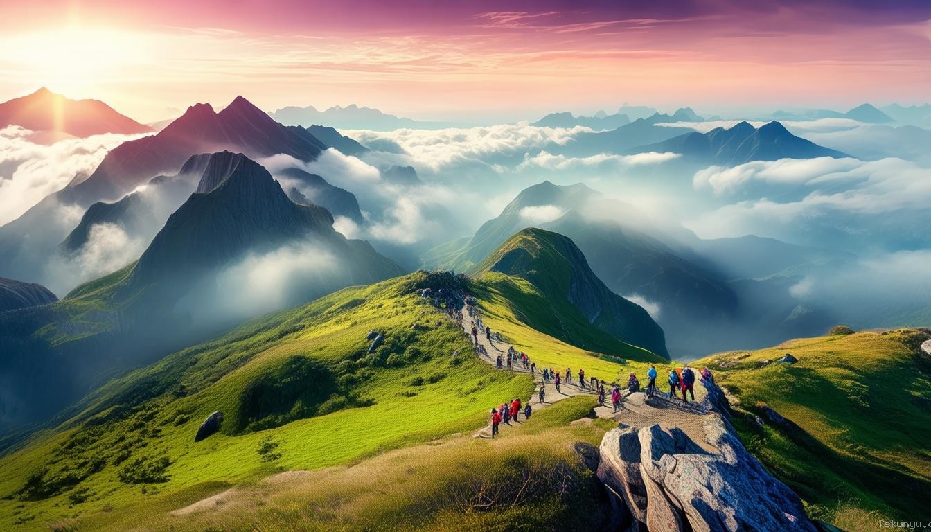 🏔️《云岿山徒步之旅：挑战与美景并存的探险》
